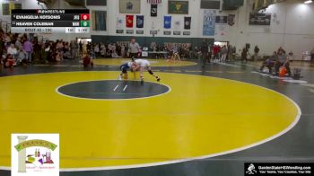 100 lbs Quarterfinal - Evangelia Kotsonis, JFK-Iselin vs Heaven Coleman, Warren Hills