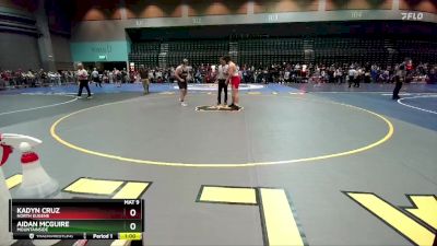 215 lbs Cons. Round 1 - Kadyn Cruz, North Eugene vs Aidan McGuire, Mountainside