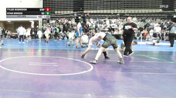 141 lbs Rr Rnd 5 - Tyler Robinson, Washington Twp - MSC vs Ryan Briggs, New England Gold - MSC