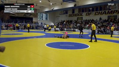 123 lbs Consi Of 16 #1 - Daniel Benavides, Highland-Bakersfield vs Eliazer Valdez, Central Catholic