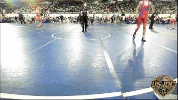 126 lbs Consi Of 16 #2 - Bentley Anderson, Harrah Little League Wrestling vs Owen Slagter, Honey Badgers Wrestling Club