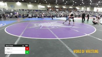 152 lbs Semifinal - Jared Ake, Redmond High School vs Preston Harn, Nevada Elite