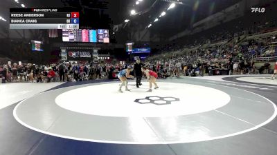 120 lbs Cons. Rd Of 64 - Reese Anderson, KS vs Bianca Craig, OH