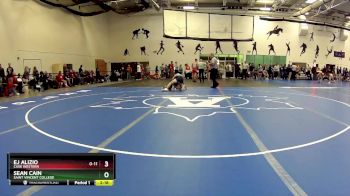 125 lbs Quarterfinal - Sean Cain, Saint Vincent College vs EJ Alizio, Case Western