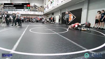 106 lbs Round Of 16 - Caden Ryals, Fort Gibson Youth Wrestling vs Kaleb Proctor, Henryetta Knights Wrestling Club