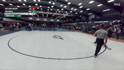 174 lbs Cons. Round 3 - Joe Dietz, Gettysburg vs William Knapp, Alvernia