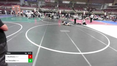 116 lbs Final - Ivey B McAlhany, Bolts vs Mya Gonzales, Kingdom WC