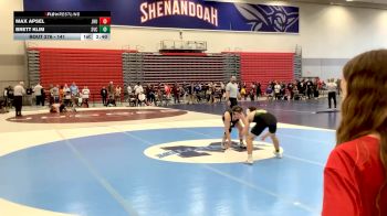 141 lbs Cons. Round 3 - Max Apsel, Johns Hopkins vs Brett Klim, St. Vincent College