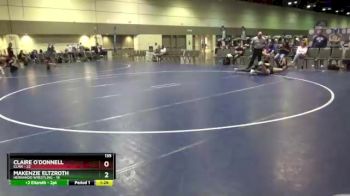 135 lbs Round 7 (8 Team) - Claire O`Donnell, CLAW vs Makenzie Eltzroth, Hernando Wrestling