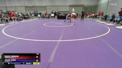 150 lbs Placement Matches (8 Team) - Davis Parrow, Minnesota Red vs Omar Faris, Florida