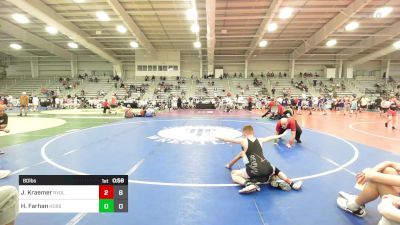 80 lbs Round Of 16 - Jaxon Kraemer, Revival Pink vs Hassan Farhan, Iron Horse Wrestling Club