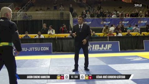 César José Cordero Uzátegui vs Jason Eugene Hamilton 2026 Pan Jiu Jitsu IBJJF Championship