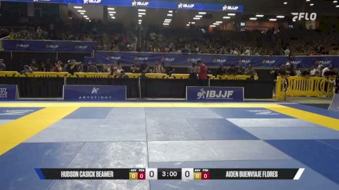Hudson Casick Beamer vs Aiden Buenviaje Flores 2026 Pan Kids Jiu-Jitsu IBJJF Championship