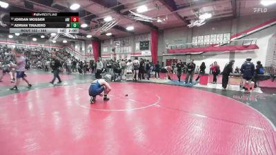 165 lbs Champ. Round 1 - Jordan Mosser, Adelanto vs Adrian Tinajero, JW North