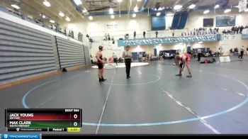 220 lbs Quarterfinal - Max Clark, South Fremont vs Jack Young, Owyhee