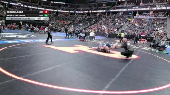 150-4A 3rd Place Match - Elijah Pulford, Palmer Ridge vs Michael Saba, Air Academy