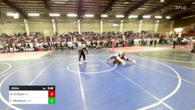 285 lbs Consolation - Andre Sandoval-EspaÃ±a, Red Wave vs Frankey Montoya, Dove Creek Bulldogs