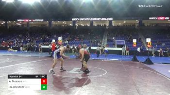 285 lbs Prelims - Anthony Messore, Wellesley vs Kyle O'Connor, Nashua South