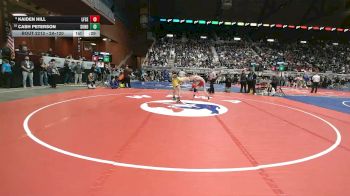 2A-120 lbs Cons. Round 3 - Cash Peterson, Sundance vs Kaiden Hill, Lingle-Ft. Laramie/Southeast