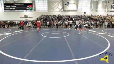 170 lbs Cons. Round 1 - Jack Miller, B2 Wrestling Club vs Aiden Parga, Wolfpack Wrestling