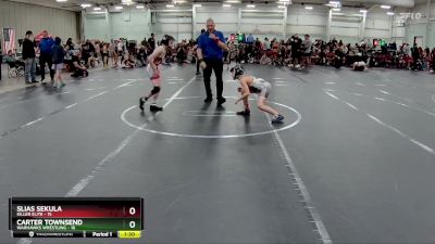 72 lbs Round 6 (8 Team) - Slias Sekula, Killer Elite vs Carter Townsend, Warhawks Wrestling