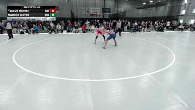 165 lbs Champ. Rd Of 32 - Maddox Slater, North Dakota vs Jacob Weaver, Central Indiana Academy Of Wrestling