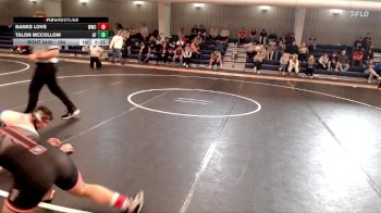 184 lbs Champ. Round 3 - Talon Mccollom, Air Force vs Banks Love, Western Wyoming College