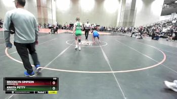 110 lbs Cons. Round 4 - Krista Petty, Smithville vs Brooklyn Simpson, Goddard HS