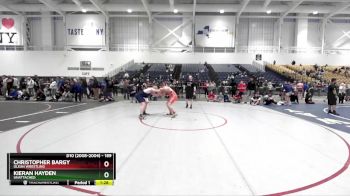 189 lbs Cons. Round 4 - Christopher Bargy, Olean Wrestling vs Kieran Hayden, Unattached