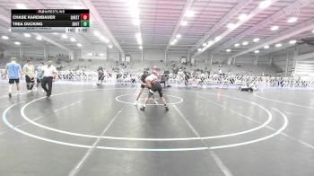 106 lbs Semifinal - Chase Karenbauer, Quest School Of Wrestling Gold vs Trea Ducking, Team Shutt Mutts
