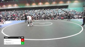 132 lbs Quarterfinal - Jonathon Romero, Volcano Vista vs Ronnie Ramirez, Walnut