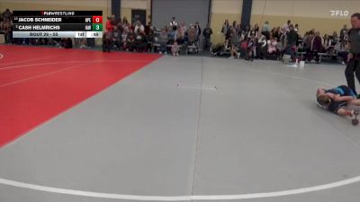 55 lbs Champ. Round 2 - Cash Helmrichs, Immortal Athletics WC vs Jacob Schneider, Hudson Pirate Elite