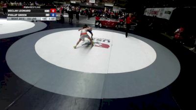 126 lbs Champ. Rd Of 16 - Declan Leonard, USA Gold Wrestling Club vs Phillip Green, Dethrone Wrestling Club