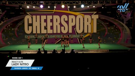 REACT Elite - Lady Nitro [2024 L2 Junior - D2 - Small - B Day 1] 2024 CHEERSPORT National All Star Cheerleading Championship