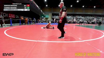 67 lbs Consi Of 16 #2 - Marcus Marquez, Delano Diablos vs Camren Redwine, Juggernaut Wrestling Club
