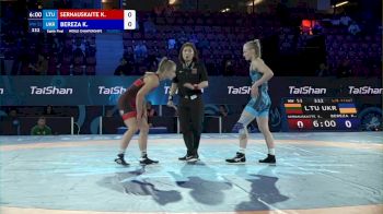 53 kg 1/8 Final - Kamile Sernauskaite, Lithuania vs Khrystyna Bereza, Ukraine