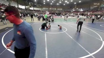 40 lbs 3rd Place - Benjamin Medina, Mountain Wrestling vs Kane Carter, Pueblo County WC