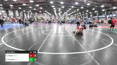 120 lbs Rr Rnd 3 - Spencer Keyes, GNWC Red vs Blaise Verdino, Triumph Black