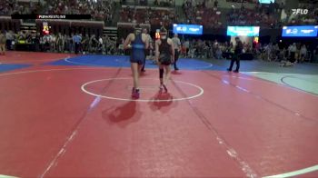 123 lbs Champ. Round 1 - Bryleigh Larson, Manhattan vs Sailee Redding, Hardin Wrestling Club