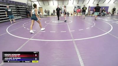 105 lbs Round 1 (10 Team) - Assunie Rushing, Husky WC Silver vs Kenzie Nondorf, Sudden Victory Red