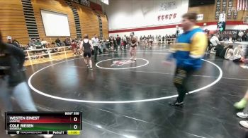 138 lbs Cons. Round 2 - Westen Einest, Laramie vs Cole Riesen, Sheridan