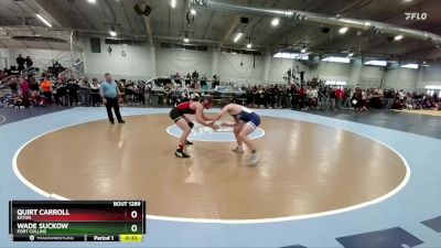 157 lbs Cons. Round 5 - Quirt Carroll, Eaton vs Wade Suckow, Fort Collins