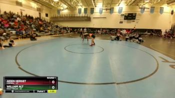 150 lbs Round 1 (4 Team) - William Alt, Kelly Walsh vs Aiden Herget, Central