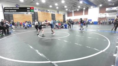 215 lbs Cons. Round 3 - Jonathan Woods, Redondo Union vs Kano Gordon, Calabasas
