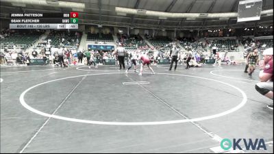 120 lbs Consi Of 4 - Jemma Patteson, IRONMEN Wrestling Club vs Sean Fletcher, Broken Arrow Wrestling Club