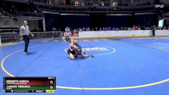 120 lbs Champ. Round 2 - Kenneth Garcia, Somerton High School vs Carson Fiebusch, Basha