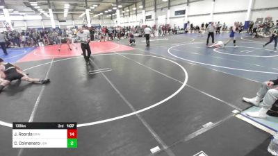 138 lbs Round Of 16 - Jackson Roorda, Grindhouse WC vs Christian Colmenero, Lions WC