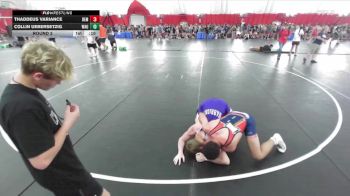 193-197 lbs Round 2 - Thaddeus Variance, Bemidji vs Collin Uebersetzig, Waunakee
