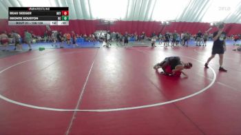 126-126 lbs Round 2 - Deonte Houston, Rochester Century vs Beau Seeger, Weyauwega-Fremont