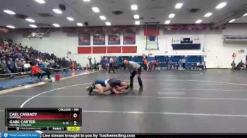 165 lbs Champ. Round 2 - Gabe Carter, Cornell College vs Cael Cassady, Dubuque